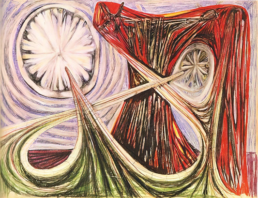 Roberto Matta Malitte Pope: Exploring the Surrealist Master's Visionary World - SPACE TRAVEL STAR TRAVEL 1938 by Roberto Matta