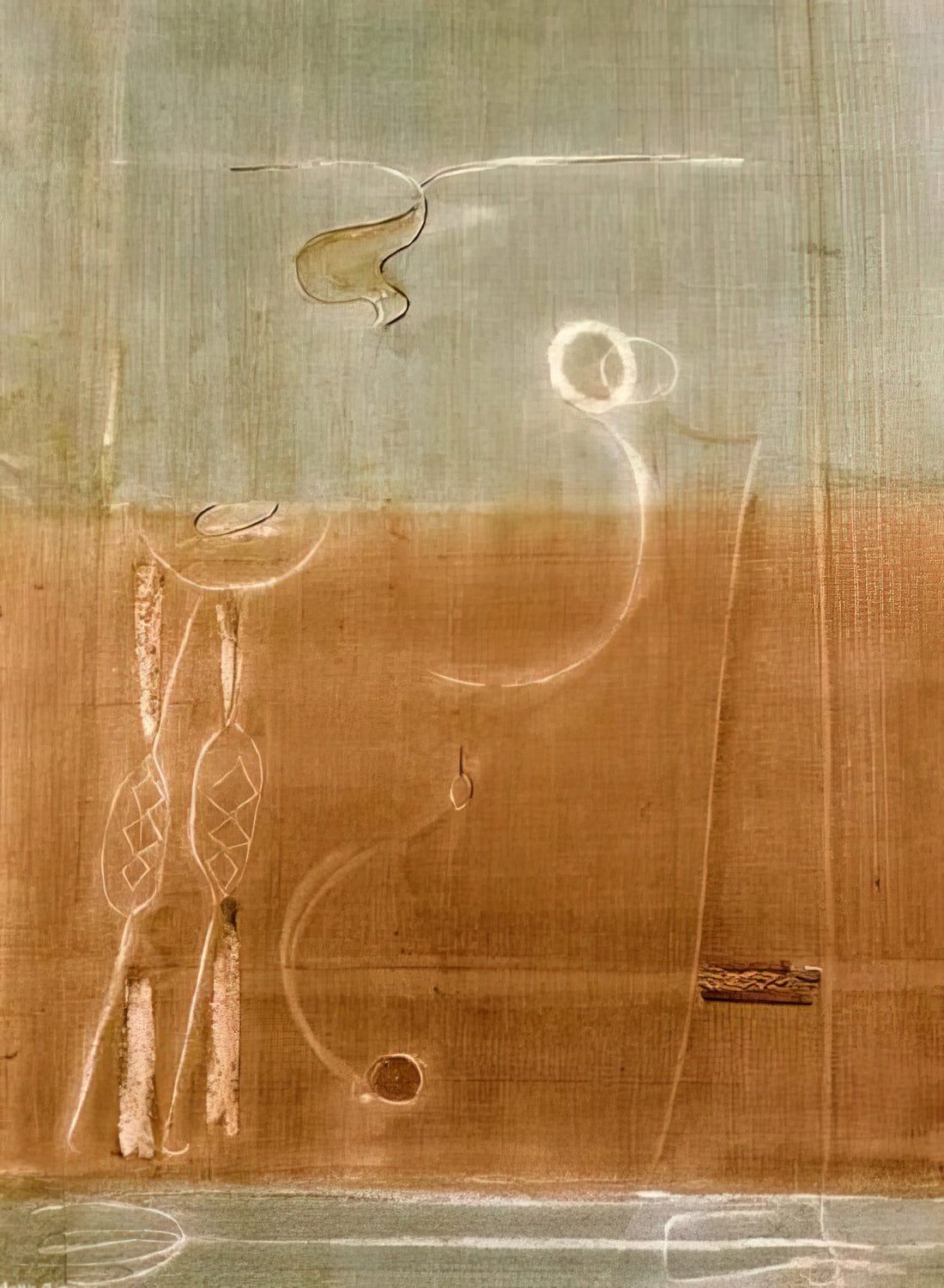 Rothko Blue and Red: The Emotional Power of Color Field Painting - Aubade - 1944 by Mark Rothko