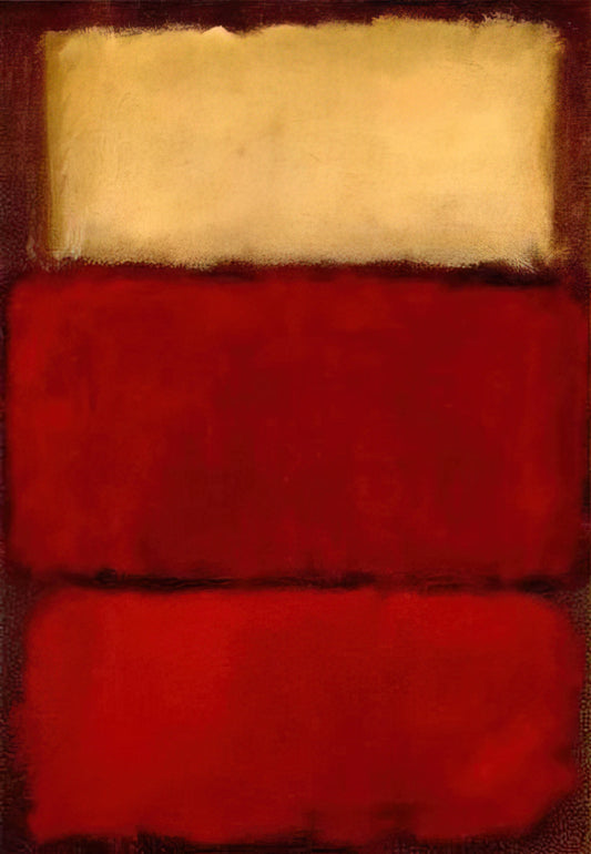 Rothko Canvas Reproductions: Capturing the Sublime in Museum-Quality Art Prints - Red - 1964 by Mark Rothko