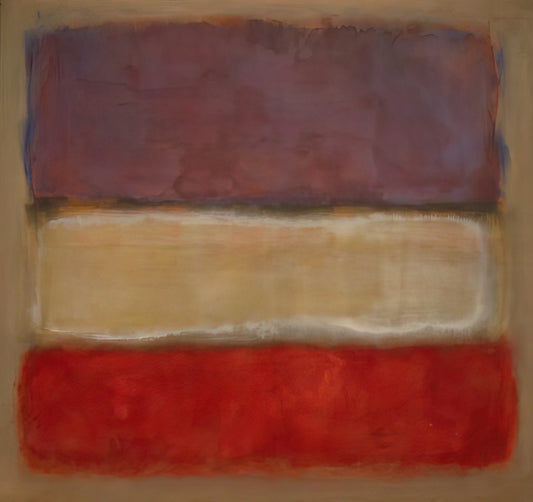 Rothko Framed: A Curator's Guide to Displaying Abstract Expressionism - Untitled Purple, White, and Red - 1953 by Mark Rothko