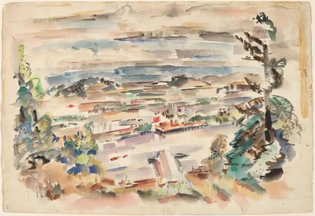Rothko Gray: Exploring the Somber Majesty of Mark Rothko's Later Canvases - Untitled - 1929 by Mark Rothko
