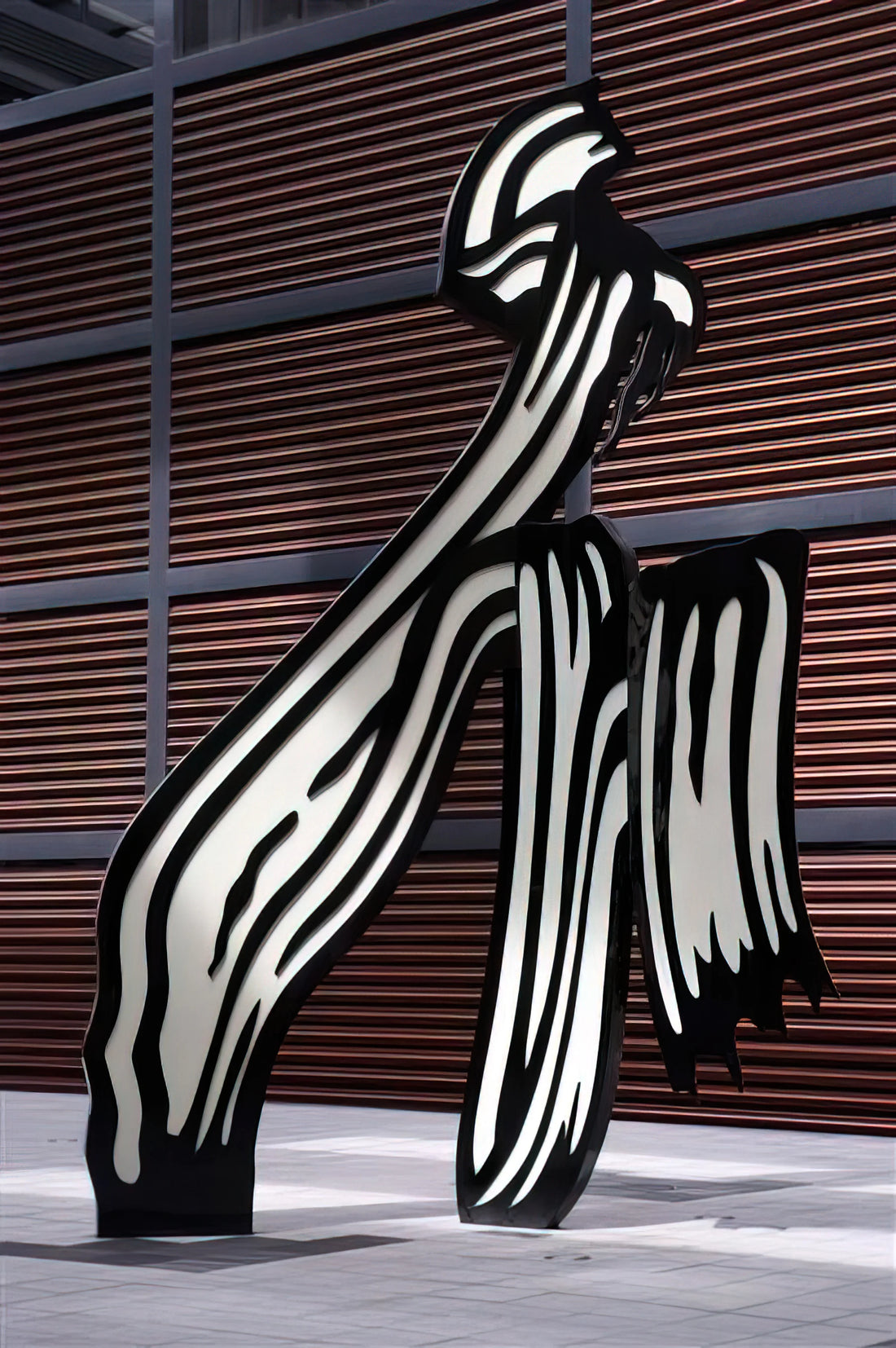 Roy Lichtenstein Framed Prints: A Collector's Guide to Pop Art Iconography - BRUSHSTROKE 1996 by Roy Lichtenstein