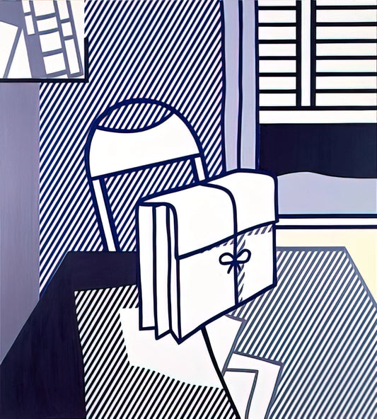 Roy Lichtenstein Prints Signed: Authenticity, Value, and Collector Insights - STILL LIFE WITH DOSSIER 1976 by Roy Lichtenstein