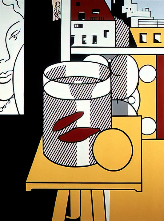 Roy Lichtenstein Signed Lithograph: A Collector's Guide to Authenticity, Value & Legacy - STILL LIFE WITH GOLDFISH 1974 by Roy Lichtenstein