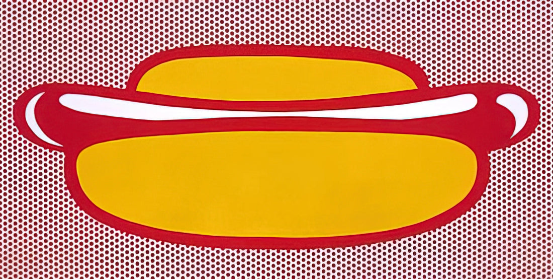 Roy Lichtenstein Signed Lithograph: A Collector's Guide to Authenticity, Value, and Legacy - HOT DOG 1964 by Roy Lichtenstein
