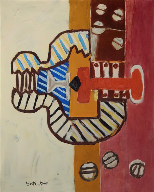 Roy Lichtenstein at LACMA: A Pop Art Icon's Legacy in Museum-Quality Prints - THE VALVE 1954 by Roy Lichtenstein