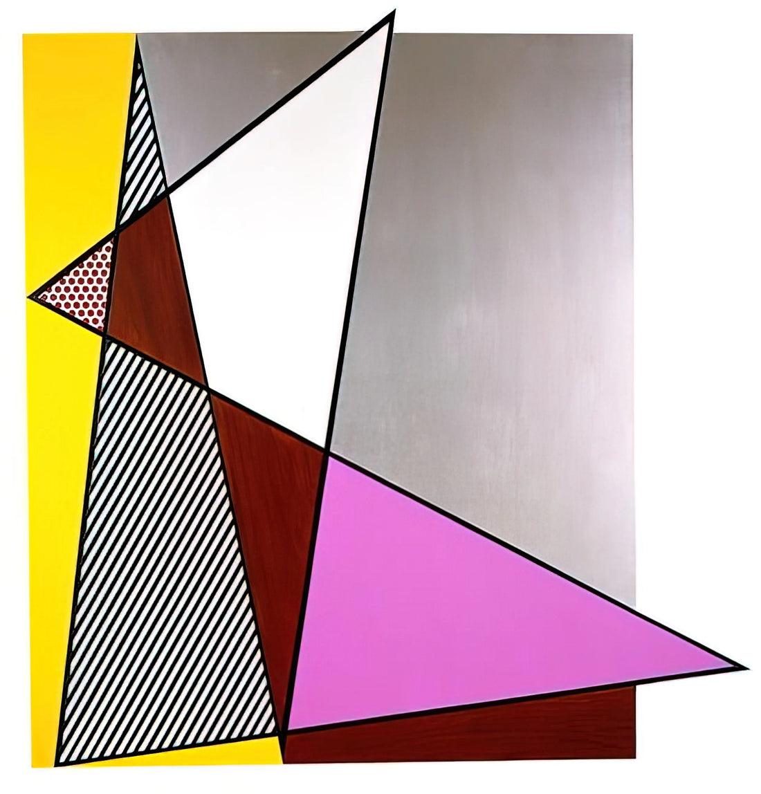 Roy Lichtenstein at The Broad: A Definitive Guide to the Pop Art Icon's Legacy - IMPERFECT PAINTING 1986 by Roy Lichtenstein