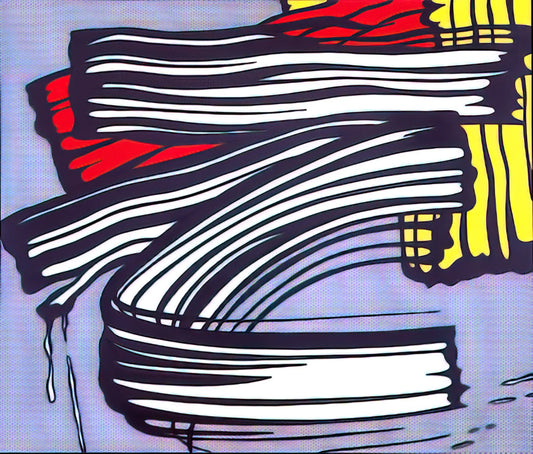Roy Lichtenstein at the National Gallery of Art: A Pop Art Landmark - LITTLE BIG PAINTING 1965 by Roy Lichtenstein