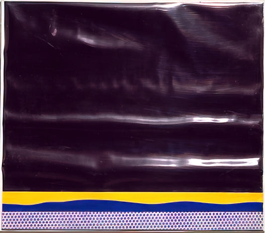 Roy Lichtenstein's 'As I Opened Fire': A Definitive Guide to the Pop Art Masterpiece - YELLOW LANDSCAPE 1965 by Roy Lichtenstein