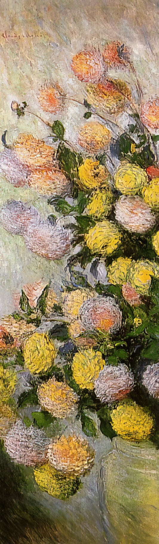 Saint Lazare Station Monet: The Impressionist Revolution in the Age of Steam - Vase of Dahlias by claude monet