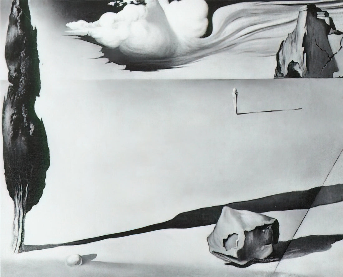 Salvador Dalí Don Quixote Print: Surrealism Meets Spanish Literary Icon - DESIGN FOR THE SET OF THE FILM SPELLBOUND by Salvador Dali