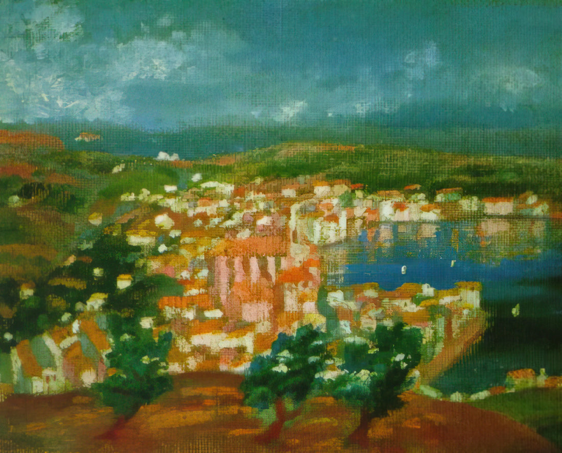 Salvador Dalí Framed Art: A Collector's Guide to Surrealist Masterpieces - LANDSCAPE NEAR CADAQUES 1921 1 by Salvador Dali