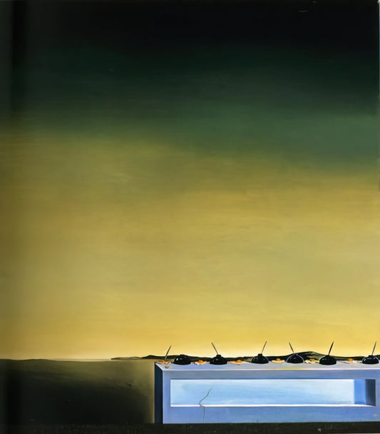 Salvador Dalí Melting Clock Print: Decoding the Persistence of Memory - NOSTALGIA OF THE CANNIBAL 1932 by Salvador Dali