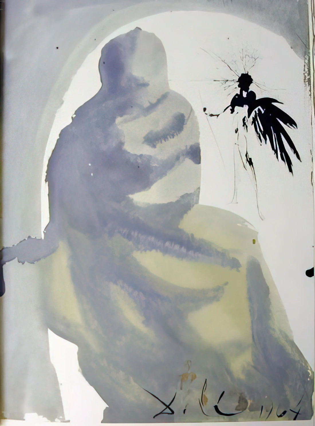 Salvador Dalí Pieces: A Curated Guide to the Surrealist Master's Iconic Works - SEDUXISTI ME DOMINE 1967 by Salvador Dali