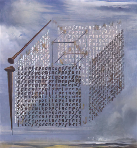 Salvador Dalí's Don Quixote: A Surrealist Reimagining of Cervantes' Classic - A PROPOS OF THE TREATISE ON CUBIC FORM BY JUAN DE HERRERA by Salvador Dali