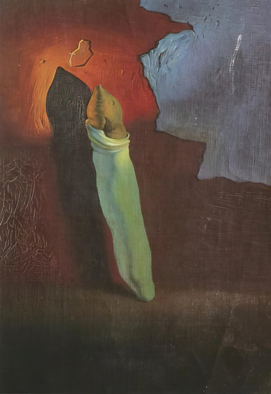 Salvador Dalí's Raquel Welch Painting: A Surrealist Portrait of Hollywood Glamour - ANTHROPOMORPHIC BREAD 1 by Salvador Dali