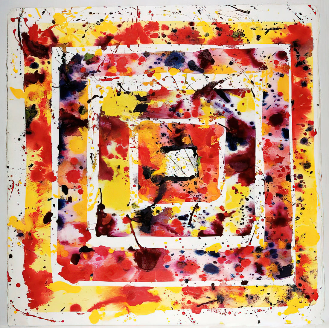 Sam Francis Art for Sale: A Collector's Guide to Acquiring Abstract Expressionist Masterpieces - Untitled Mandala by Sam Francis