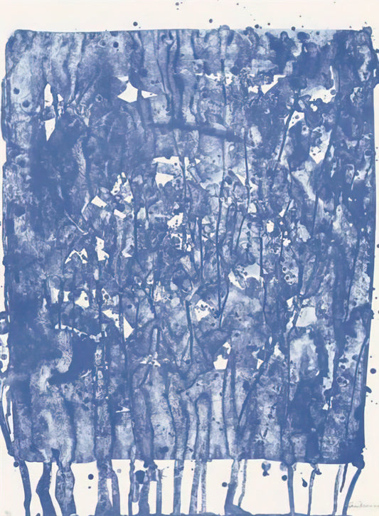Sam Francis Framed Art Print: A Collector's Guide to Abstract Expressionist Masterpieces - Untitled  from Papierski Portfolio   SF 351  by Sam Francis