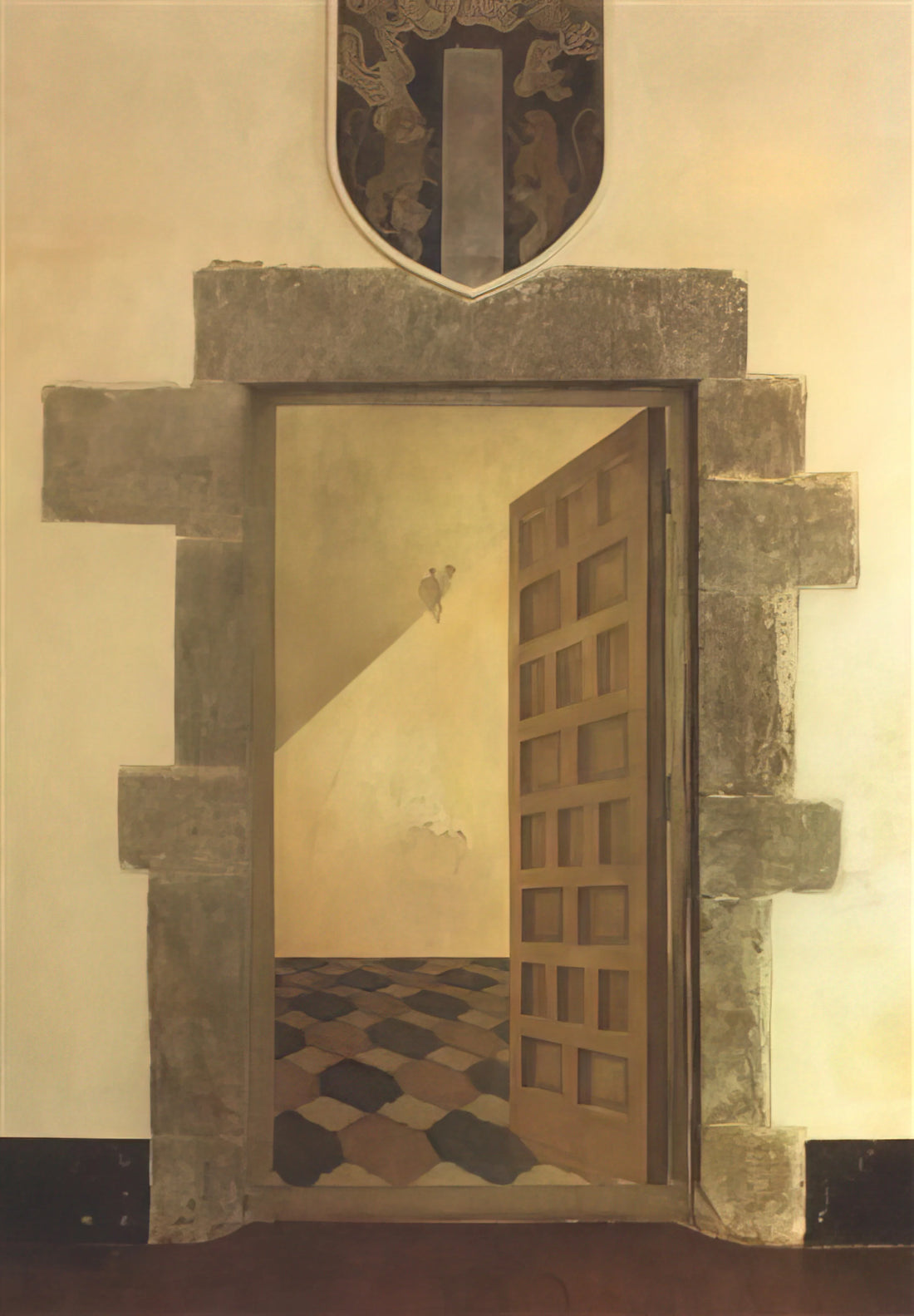 Santiago El Grande Dali: Decoding the Master's Monumental Vision of Saint James - OVERTURE IN TROMPE L OEIL by Salvador Dali