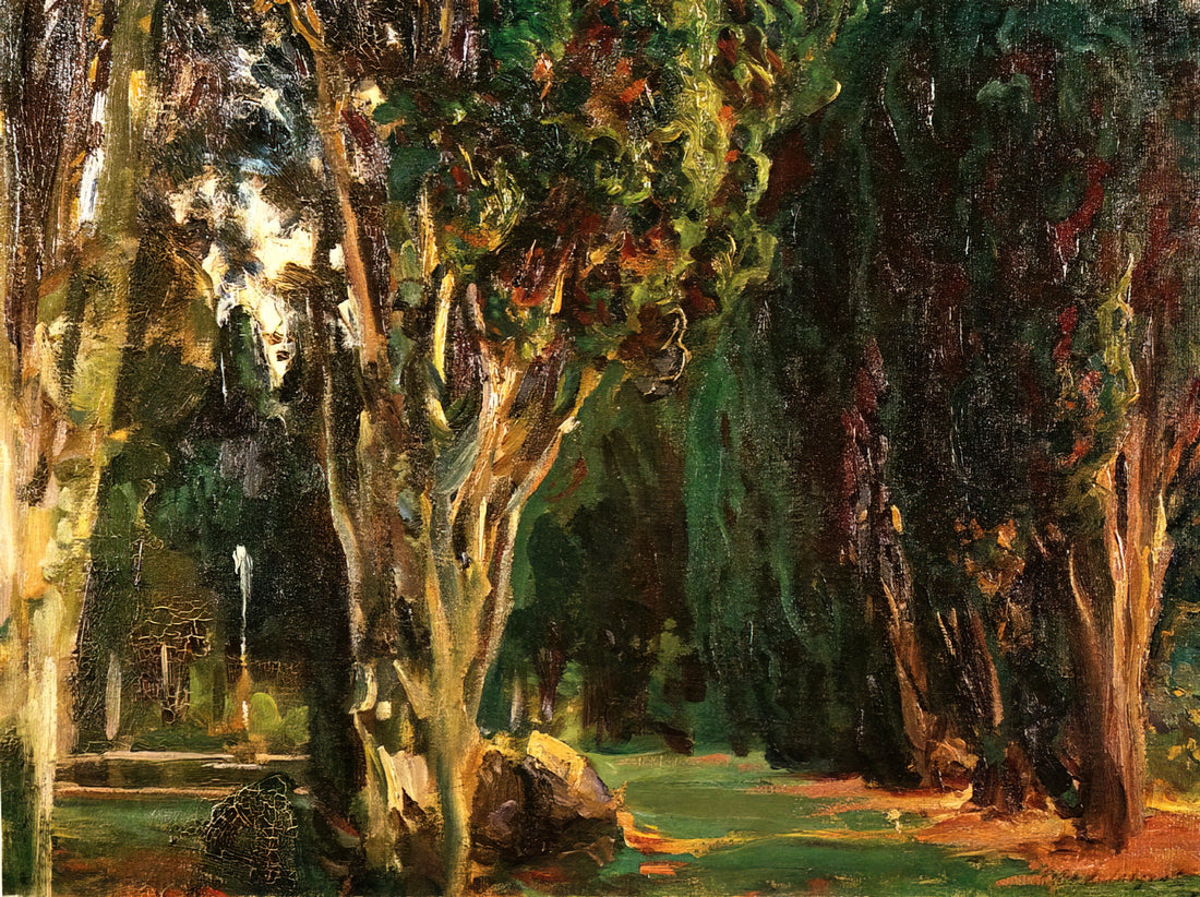 Sargent Self-Portrait: A Master's Introspective Gaze and Artistic Legacy - Falconieri Gardens, Frascati by John Singer Sargent