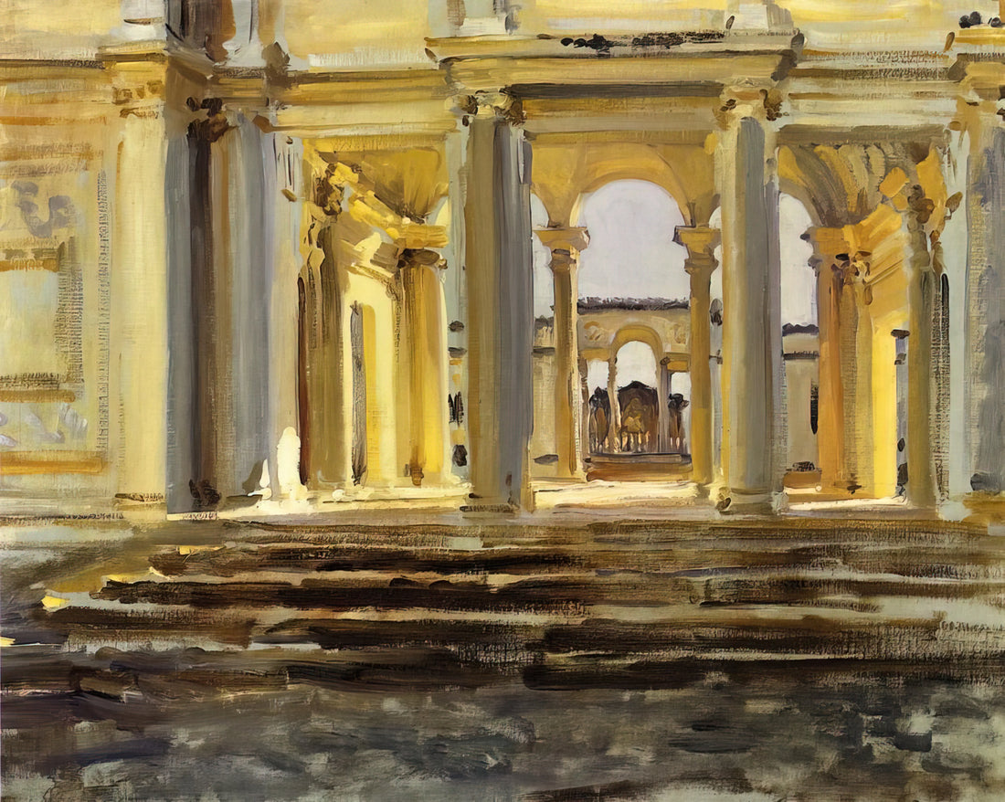 Sargent's Hagia Sophia: An American Master's Encounter with Byzantine Grandeur - Villa Papa Giulla by John Singer Sargent