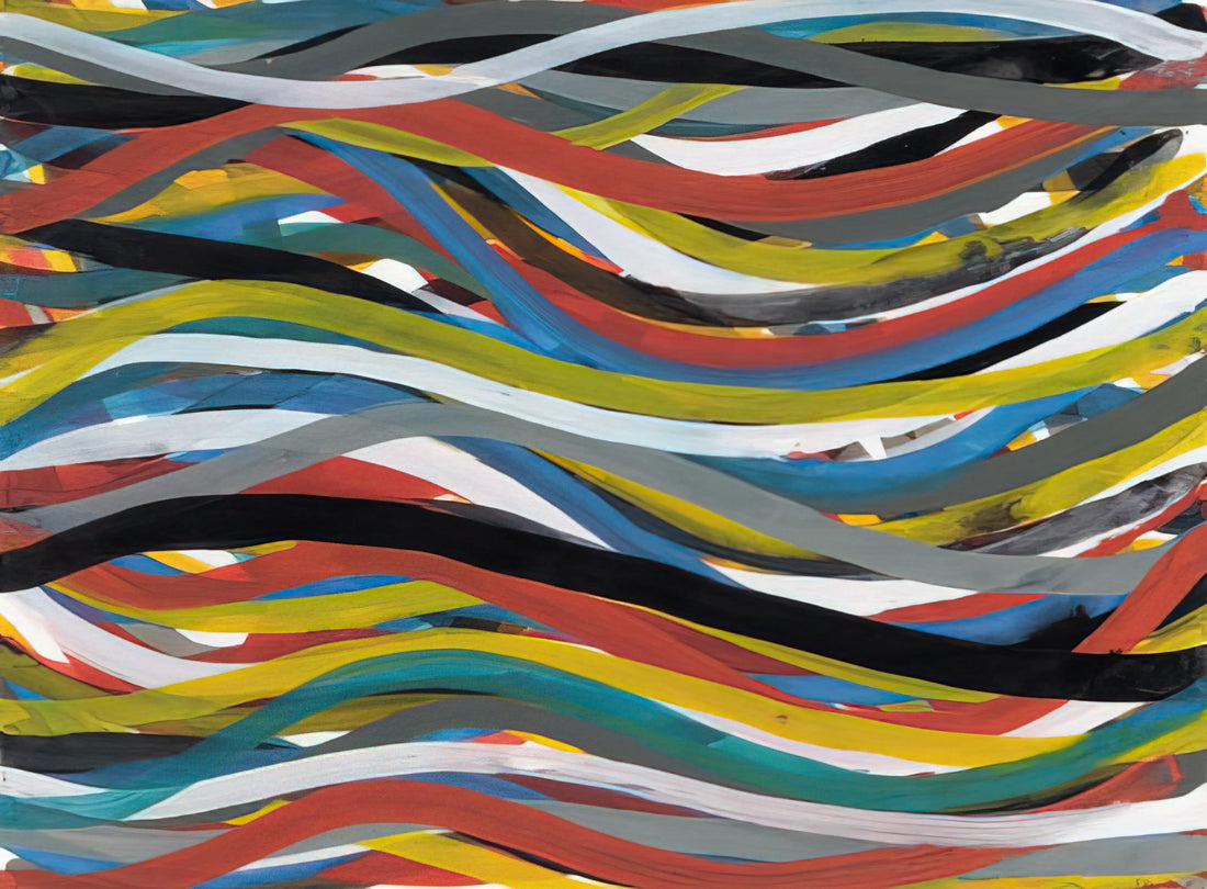 Sol LeWitt: The Conceptual Master Who Redefined Art Through Systems and Instructions - Untitled Ribbons by Sol LeWitt