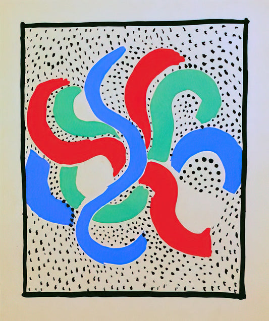Sonia Delaunay and Robert Delaunay: Pioneers of Orphism and Modern Art - COMPOSITION 28 by Sonia Delaunay