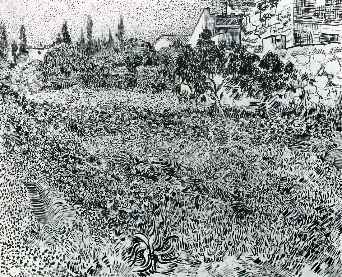Starry Night Full Painting: An In-Depth Analysis of Van Gogh's Masterpiece - Garden with Flowers by Vincent van Gogh