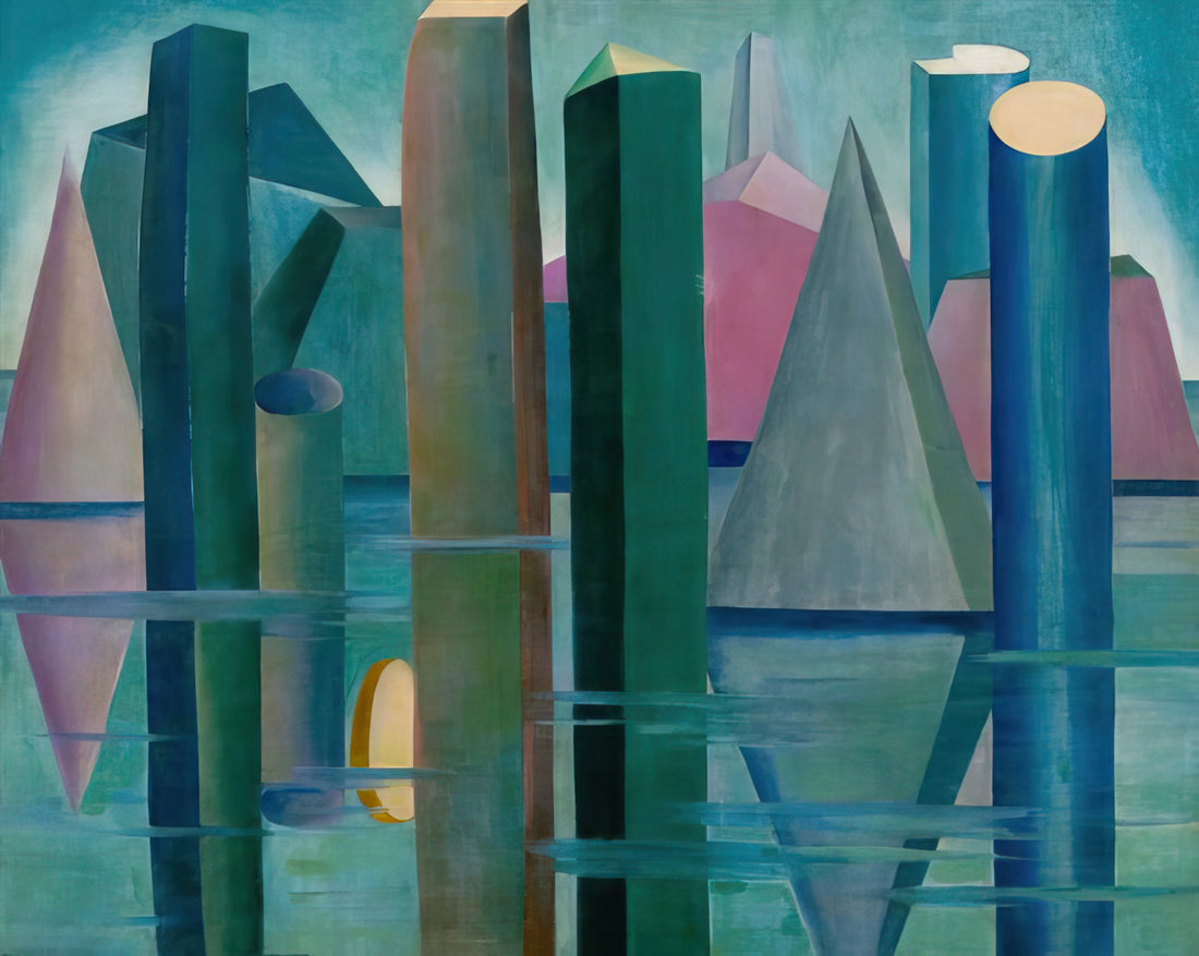 Tarsila do Amaral Canvas: Exploring the Modernist Master's Vision in Art Prints - Calmaria II by Tarsila do Amaral