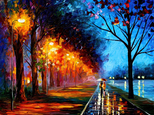 The Bridges of Amsterdam by Leonid Afremov: A Vibrant Ode to Urban Romance - Leonid Afremov by Leonid Afremov