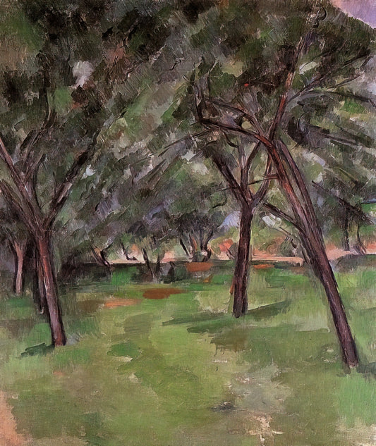 The Brook by Cézanne: A Masterpiece of Post-Impressionist Landscape Art - A Close by Paul Cézanne