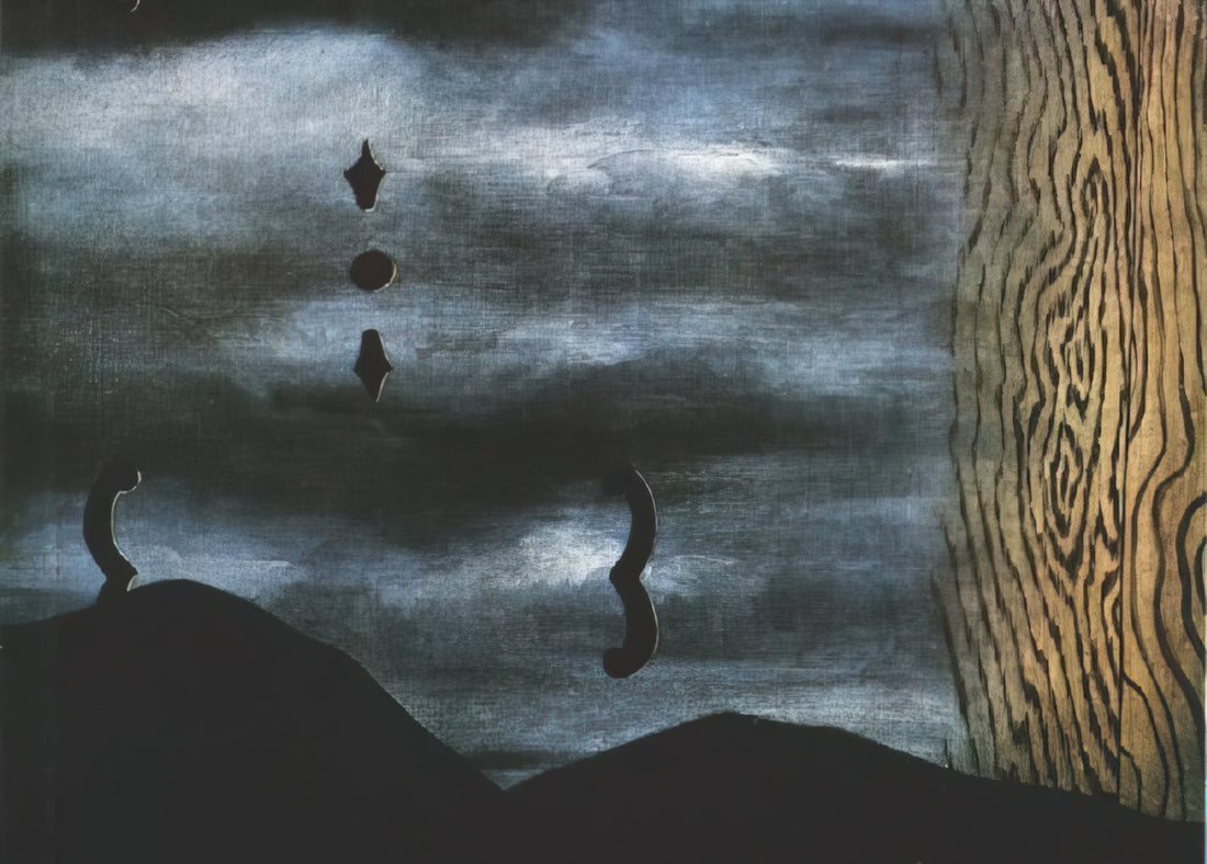 The Empire of Light Magritte Print: A Surrealist Masterpiece Decoded - THE LINING OF SLEEP 1928 by Rene Magritte