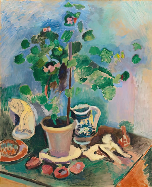 The Enduring Legacy of Matisse Paper Art: A Deep Dive into His Revolutionary Cut-Outs - THE GERANIUM 1906 by Henri Matisse