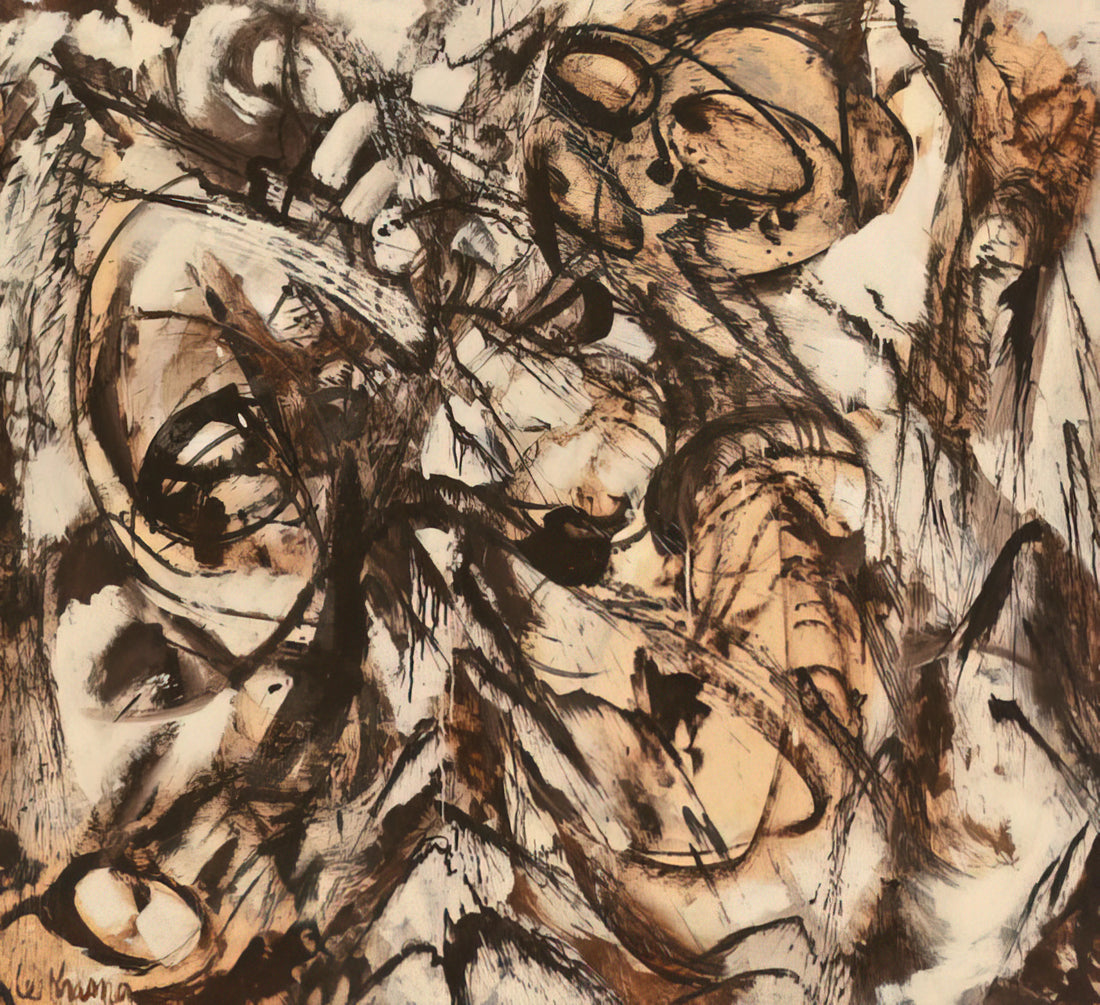 The Enduring Power of Lee Krasner: A Guide to Choosing a Lee Krasner Framed Art Print - The Guardian by Lee Krasner