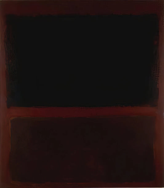 The Most Famous Rothko Painting: A Curator's Guide to Mark Rothko's Iconic Works - Black on Dark Sienna on Purple - 1960 by Mark Rothko