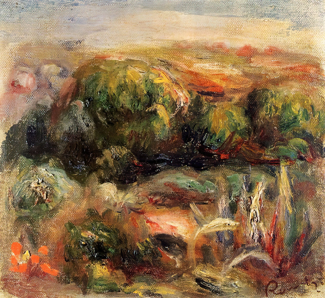 The Phillips Collection Renoir: A Masterpiece of Impressionist Legacy - Landscape Near Cagnes by Pierre-Auguste Renoir
