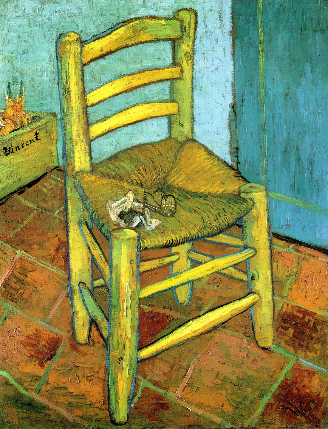 The Starry Night Painting Copy: A Collector's Guide to Van Gogh's Masterpiece - Van Gogh's Chair by Vincent van Gogh