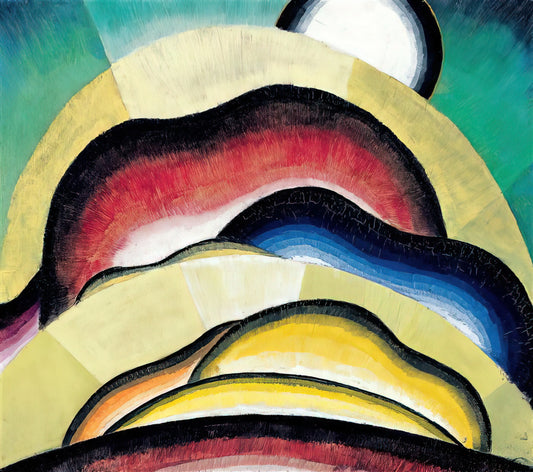 The Visionary Abstraction of Arthur Dove: A Guide to Selecting the Perfect Framed Canvas Print - Sunrise - 1924 by Arthur Dove