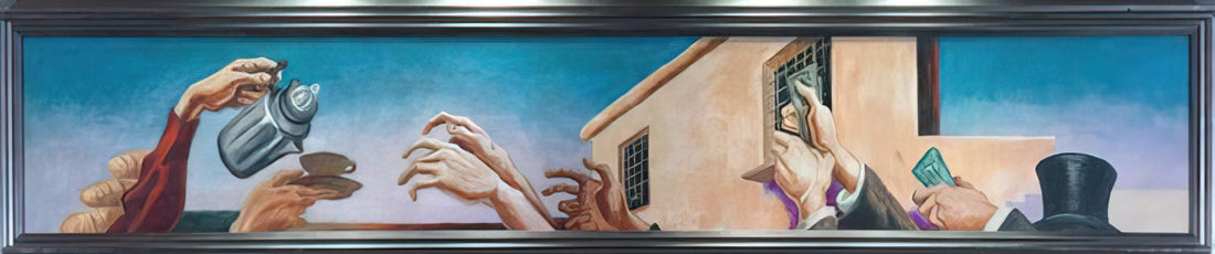 Thomas Hart Benton Paintings: The American Regionalist's Monumental Legacy - OUTREACHING HANDS 1931 by Thomas Hart Benton