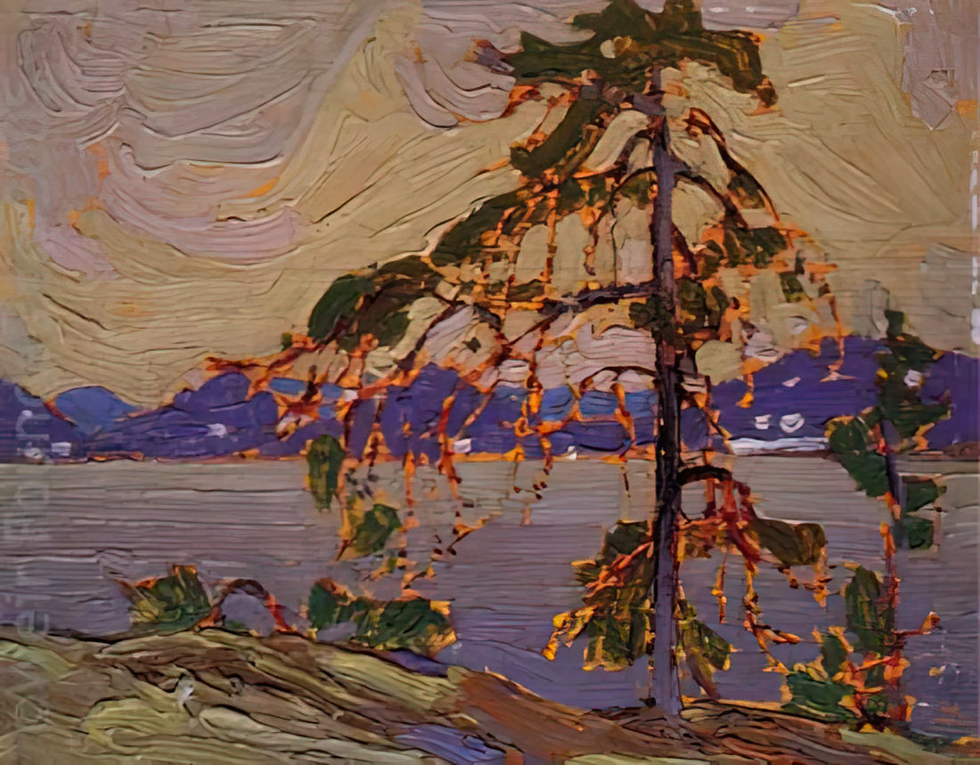 Tom Thomson Canoe Print: Capturing the Canadian Wilderness in Iconic Art - SKETCH FOR THE JACK PINE 1916 by Tom Thomson