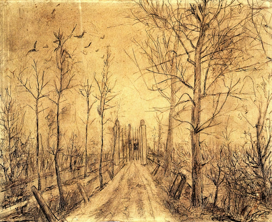 Undergrowth with Two Figures: Vincent van Gogh's Final Masterpiece of Nature and Solitude - Driveway by Vincent van Gogh