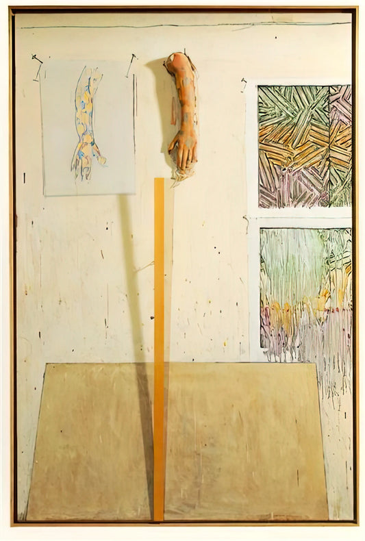Unraveling the Enigma: The Enduring Power of Jasper Johns' Cross-Hatch Motif - IN THE STUDIO by Jasper Johns