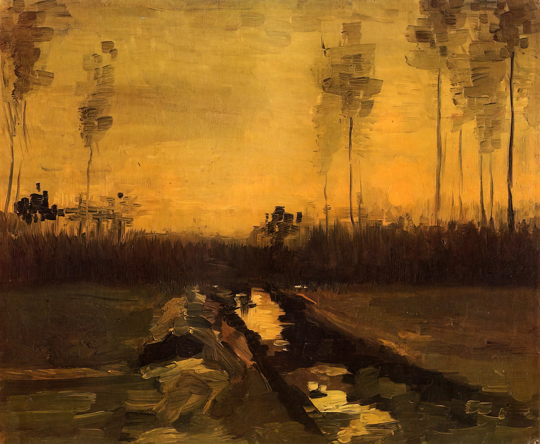Unraveling the Masterpiece: A Deep Dive into Vincent van Gogh's Enduring Legacy - Landscape at Dusk by Vincent van Gogh