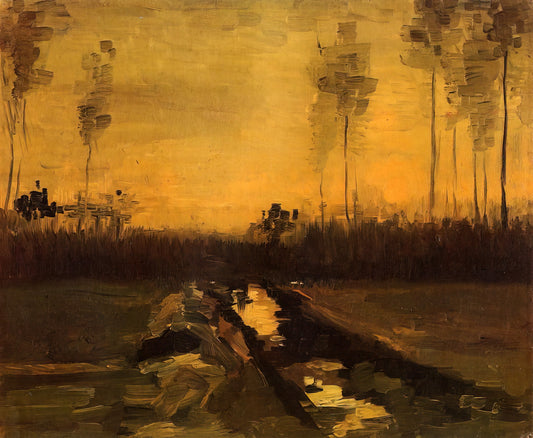 Unraveling the Masterpiece: A Deep Dive into Vincent van Gogh's Enduring Legacy - Landscape at Dusk by Vincent van Gogh