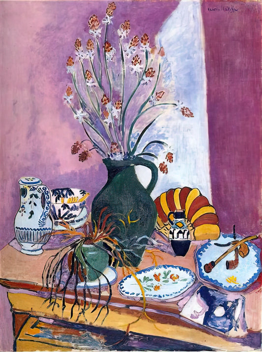 Unveiling the Brilliance of Matisse Paper Cutouts: A Late Masterpiece - STILL LIFE WITH FLOWERS by Henri Matisse
