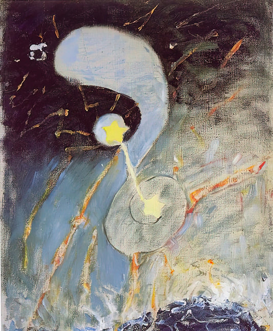 Unveiling the Cosmic Visions: The Enduring Power of Hilma af Klint Watercolor - CHAOS NR 2 1906 by Hilma af Klint