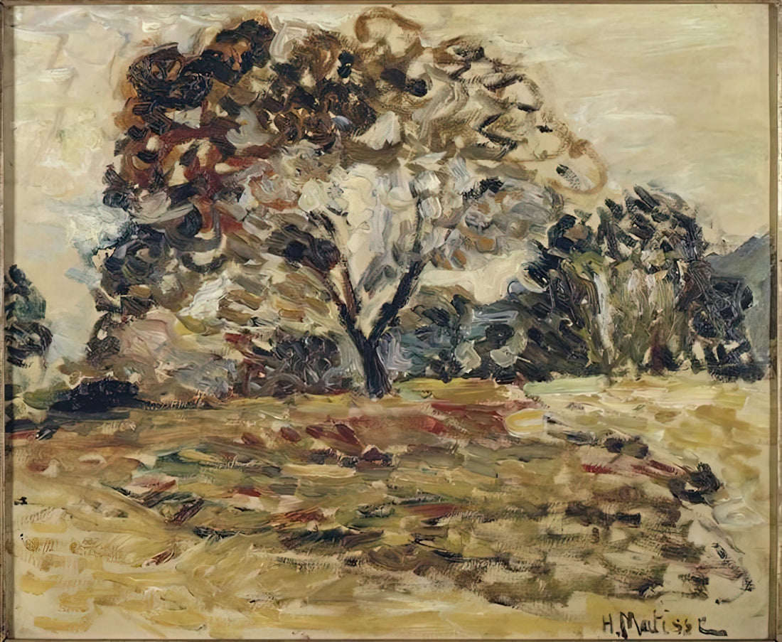 Unveiling the Enduring Vision of MoMA's Matisse: A Deep Dive into The Red Studio - LANDSCAPE OF CORSICA 1 by Henri Matisse