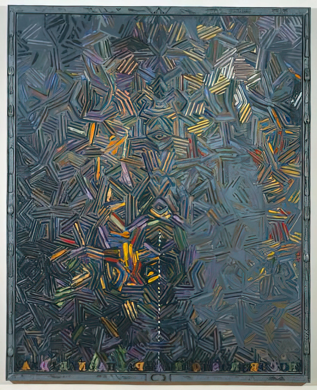 Usuyuki Jasper Johns: The Delicate Fusion of Japanese Aesthetics and American Pop Art - DANCERS ON A PLANE 1981 by Jasper Johns