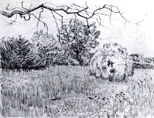 Van Gogh and Japanese Art: The Transformative Influence of Ukiyo-e on a Post-Impressionist Master - Park at Arles by Vincent van Gogh