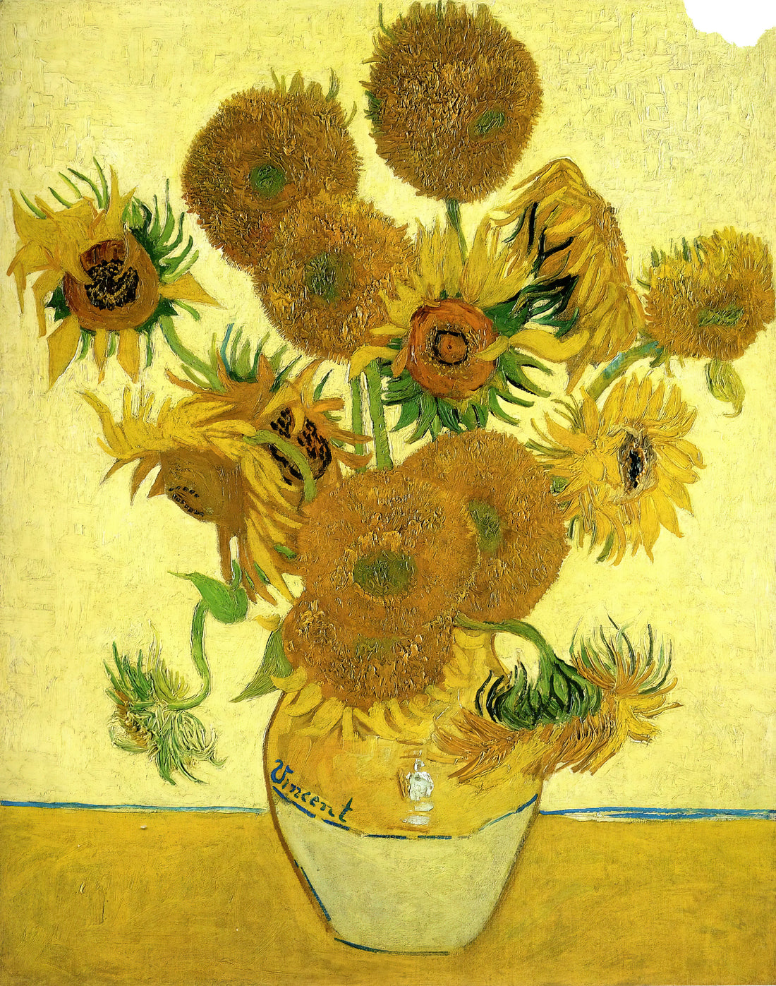 Van Gogh: Who is He? Unveiling the Master of Post-Impressionism - Still Life - Vase with Fifteen Sunflowers by Vincent van Gogh
